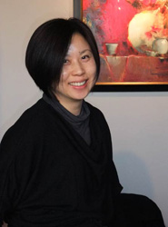 Owner Hong Zhu at Abbotsford Art Gallery